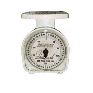 Vintage Patina Pelouze Evanston Illinois Diatetic Scale - Shabby Chic Farmhouse